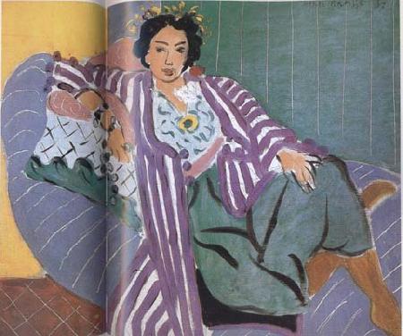 Henri Matisse Small Odalisque in a Violet Dress (mk35) oil painting image